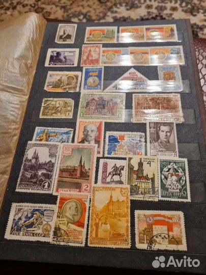 Альбом марок советские