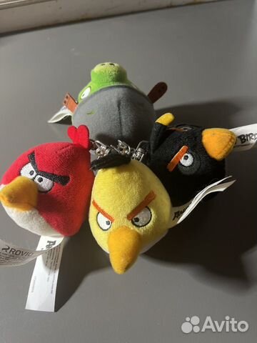 Angry Birds брелки 4 шт