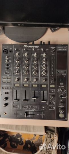 Микшер Pioneer djm800 2 деки cdj850 + саб Reloop