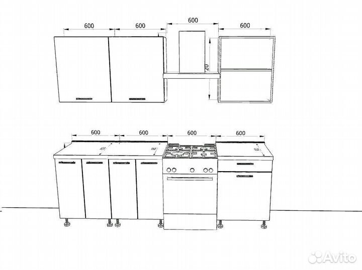 Кухонный гарнитур 