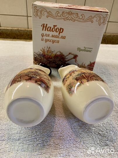 Набор для масла и уксуса новый