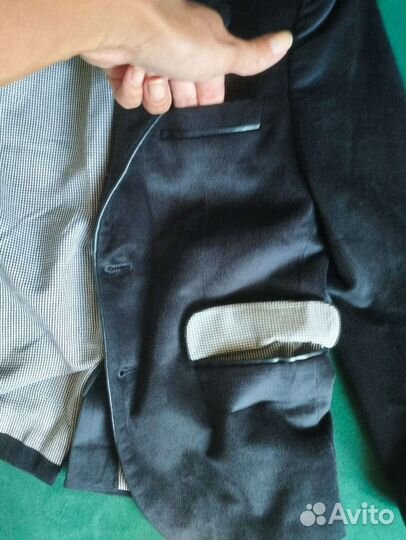 Пиджак синий
