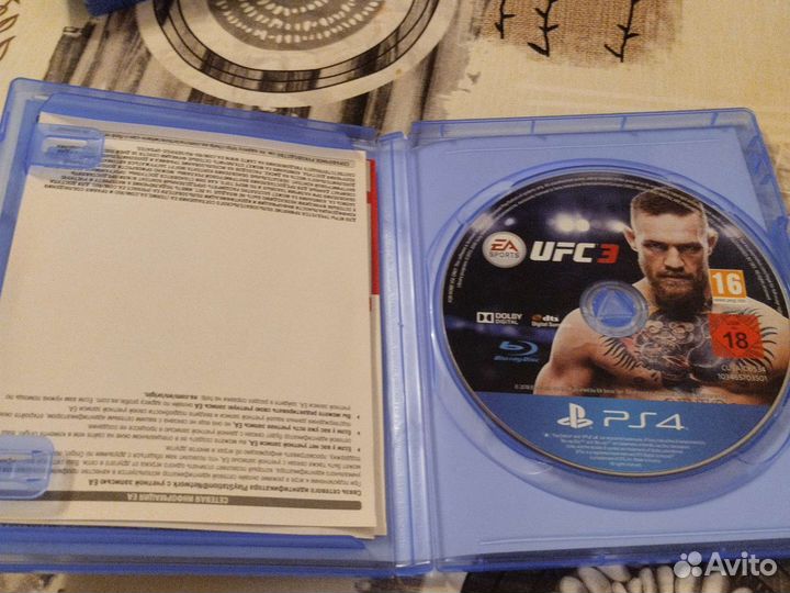 Диск на ps 4 UFC 3
