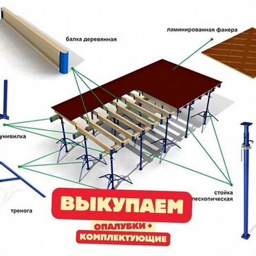 Стойка телескопическая 4,2 бу