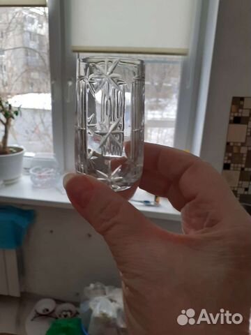 Графин со стопками СССР хрустальный