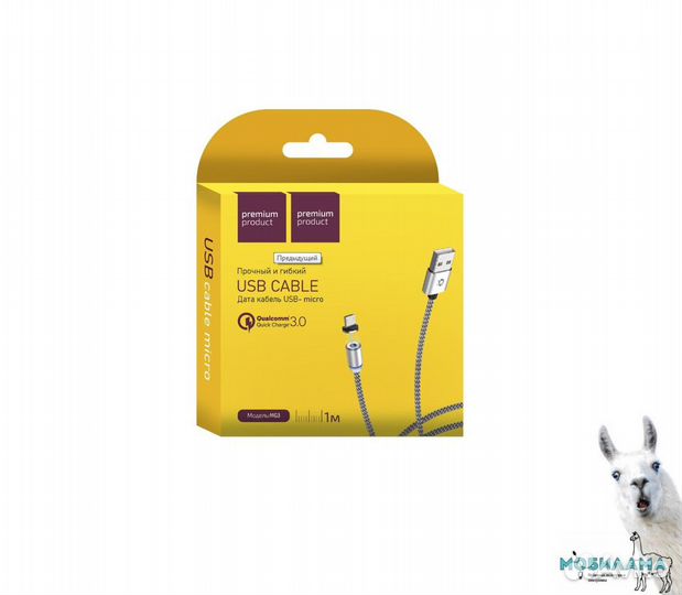 Кабель магнитный micro-usb 2A