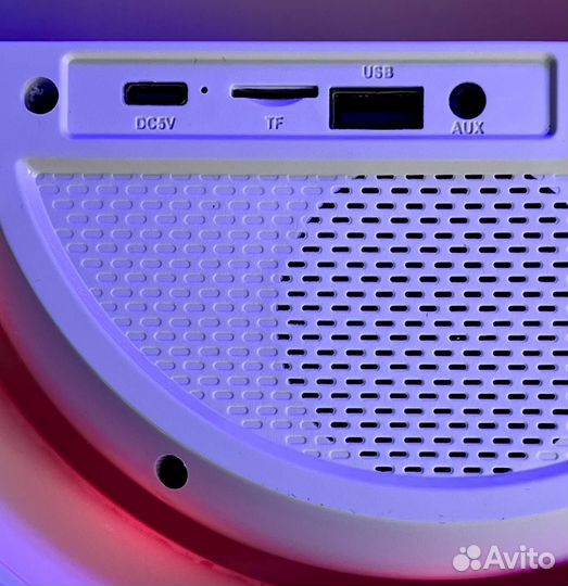 Блютуз колонка ночник беспроводная зарядка