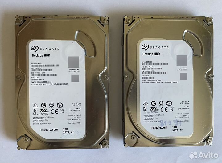 Неисправные HDD Seagate
