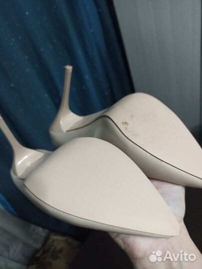 Туфли женские 38 размер бежевые