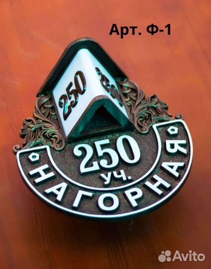 Адресные таблички из металла