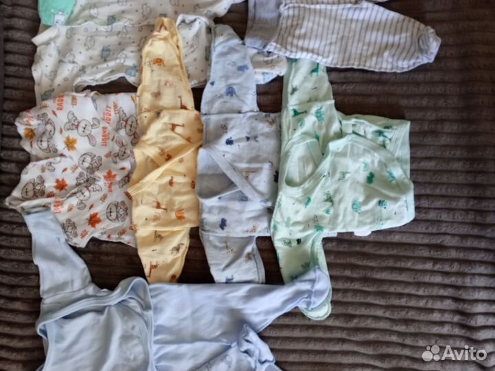 Детские вещи для новорожденных пакетом