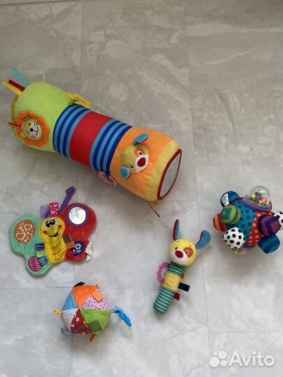 Игрушки погремушки грызунки для малыша до года