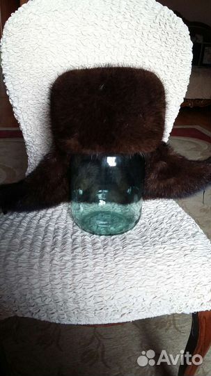 Шапка ушанка из норки