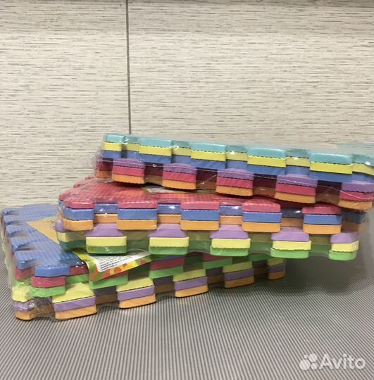 Мягкий коврик пазл новый