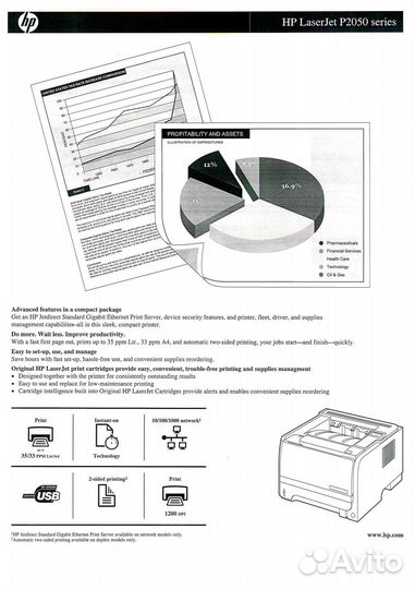 Принтер HP LaserJet P2055