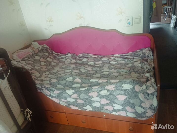 Детская кровать от 3 лет с бортиком бу