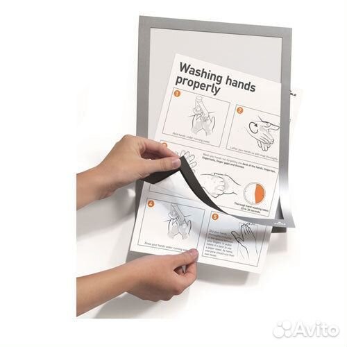 Карманы магнитные, защищённые рамки А4 Duraframe