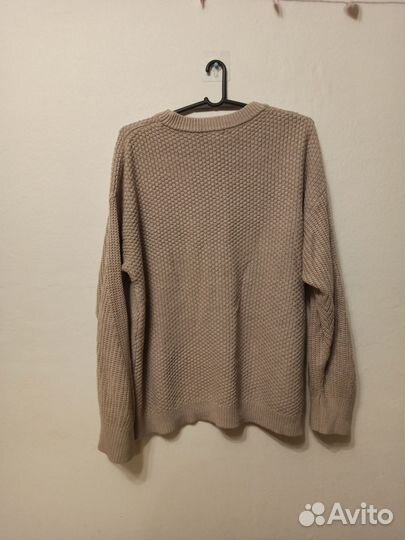 Свитер розовый m оверсайз