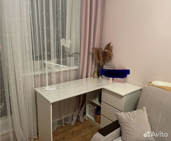 Угловой компьютерный стол Мори мс 16 белый