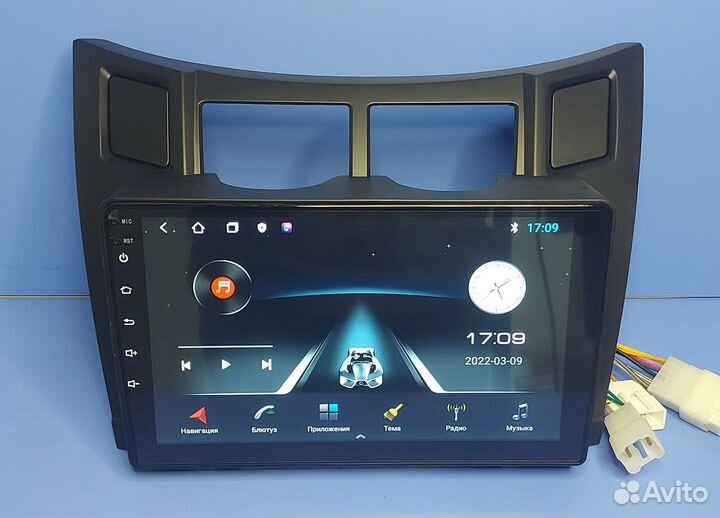 Магнитола android Toyota Vitz 2005+ 9