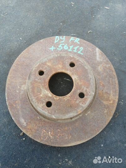 Тормозной диск передний Mazda Demio DY ZJ