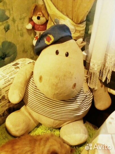 Игрушки детские в ассортименте бегемот,Десантник