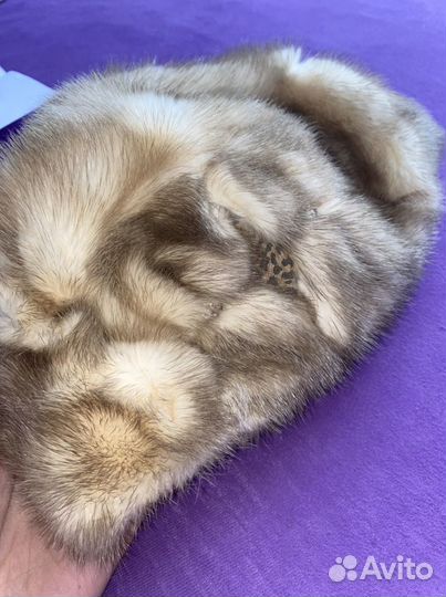 Шапка норковая (берет)