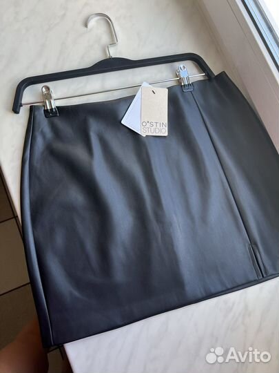Кожаная юбка