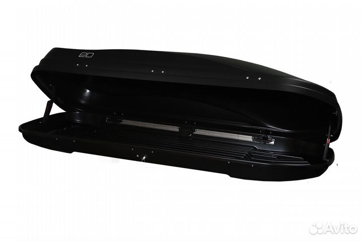 Бокс багажный Евродеталь Магнум 330 черный карбон