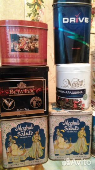Банки жестяные из под чая
