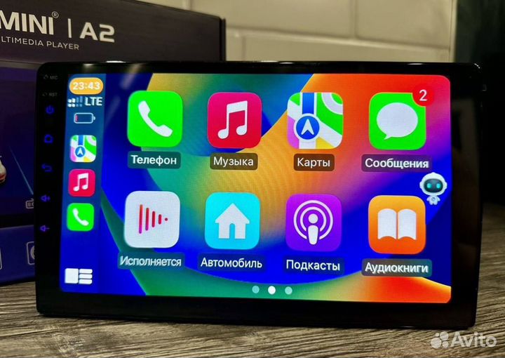 Мощная магнитола 4/64 гб на все марки авто (Арт.95522)