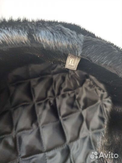 Меховая мужская кепка шапка нерпа