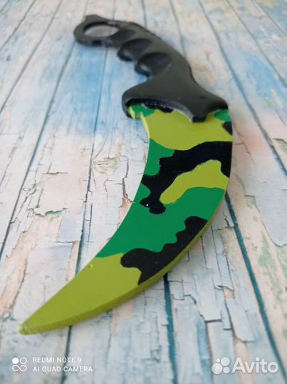 Керамбит игрушка пластиковый цвет Камуфляж(зеленый