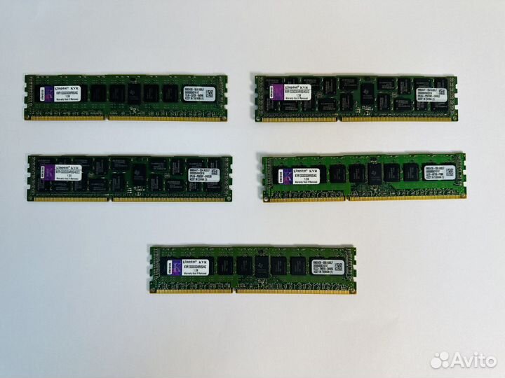 Серверная память озу RAM DDR3 4гб - 5шт