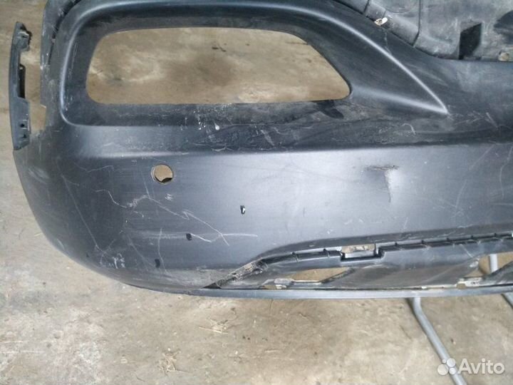 Накладка бампера Губа Юбка задняя Kia Sorento 2017