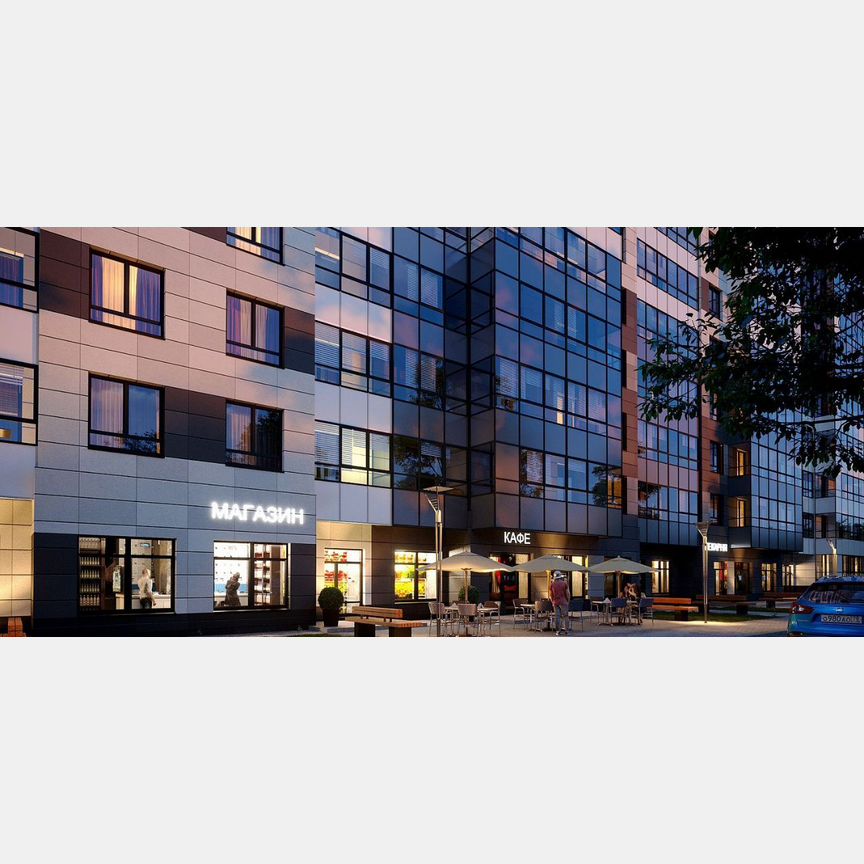 1-к. квартира, 42,9 м², 21/24 эт.