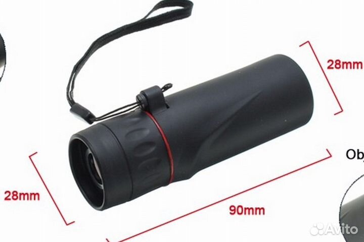 30х25 телескоп монокуляр для охоты рыбалки