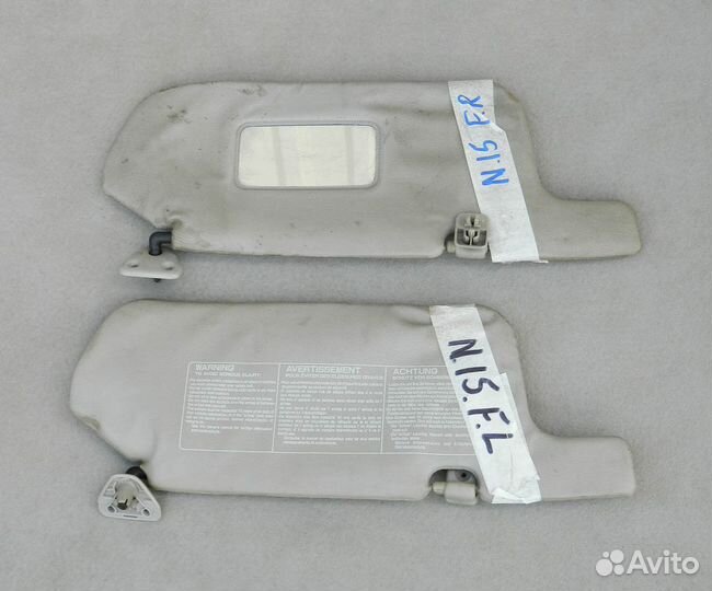 Козырек солнцезащитный Nissan Almera N15