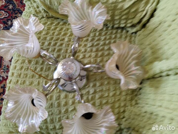 Люстра потолочная бу