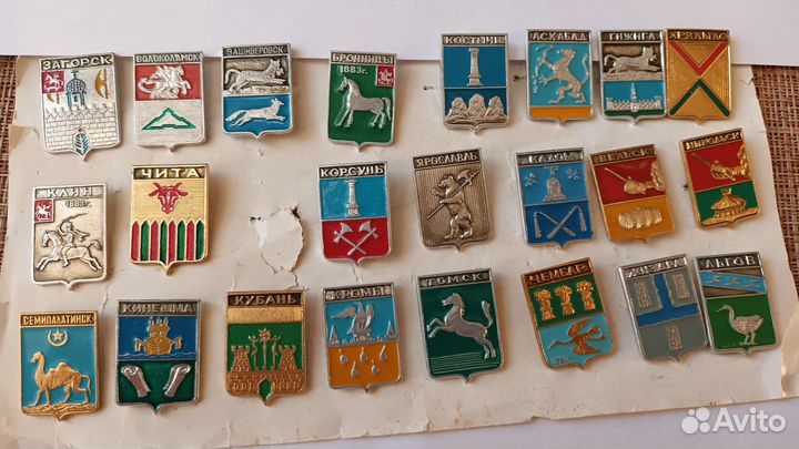 Значки гербы