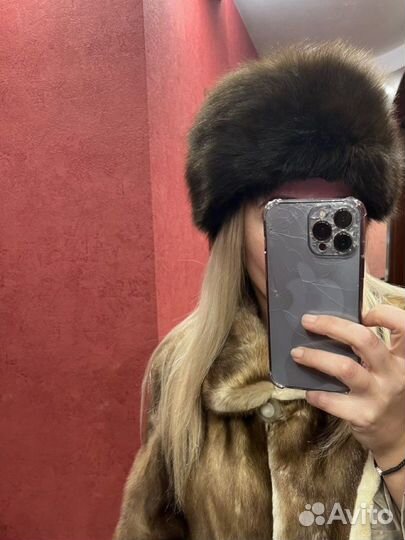 Шапка меховая норка 2 шт
