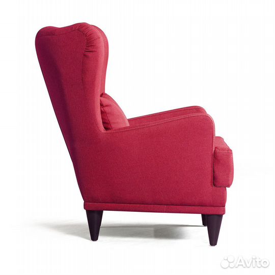 Кресло Juliet рогожка красный