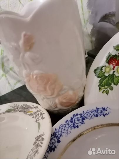 Тарелки для супа, большие, ссср, другая посуда