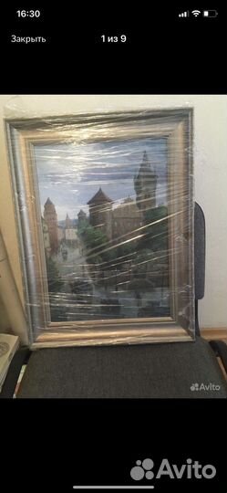 Картина маслом на холсте