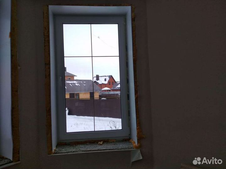 Монтаж окон, дверей откосов