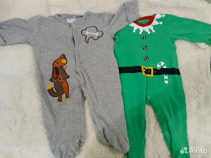 Пакет слипов на мальчика 62 размер