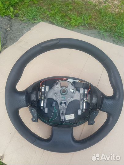 Руль Рено Меган 2 с кнопками круиз контроля
