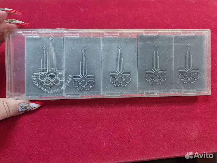 Набор плакеток. Олимпиада 80