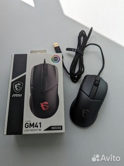 Игровая компьютерная мышь msi clutch gm41 v2