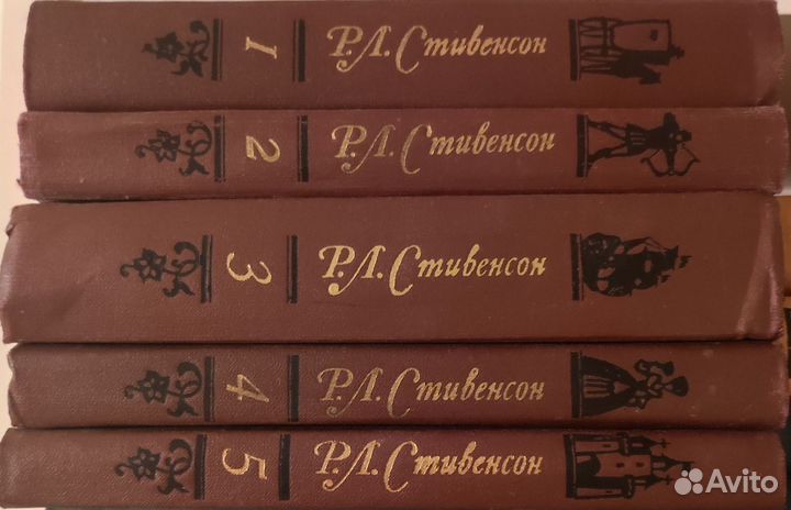 Роберт Луис Стивенсон собрание соч. в 5 томах
